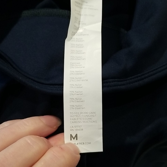 🔮 NWT - Fabletics - NOT ONLINE OR IN STORES - Trinity Mid-Rise Pocket 7/8-M - Picture 9 of 16